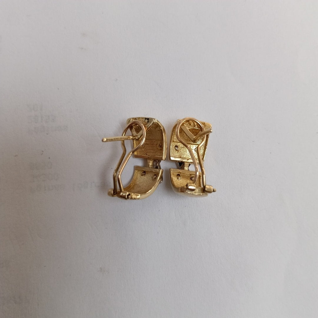 ARETES PAR ORO 14 K 7,30 GRMS (SEMINUEVO)
