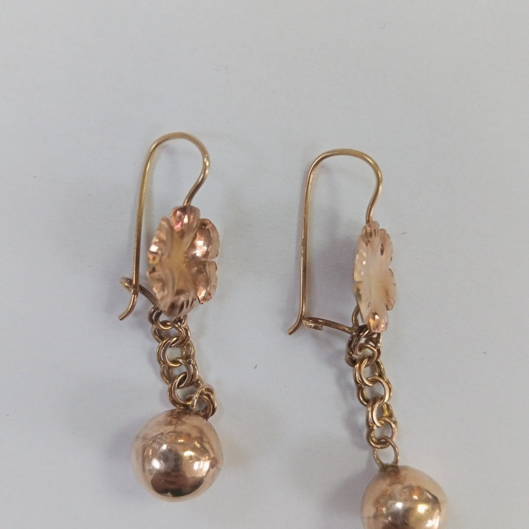ARETES PAR ORO 10 K 3.9 GRMS (SEMINUEVO)