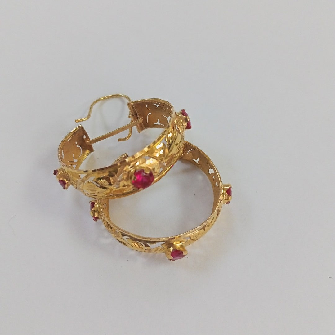 ARETES PAR ORO 10 K 6.4 GRMS (SEMINUEVO)