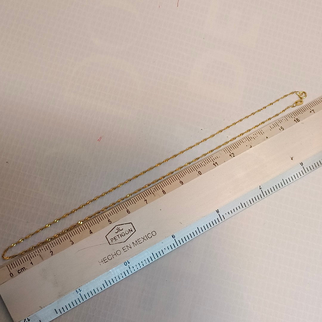 CADENA ORO 14 K 0,90 GRMS (SEMINUEVO)