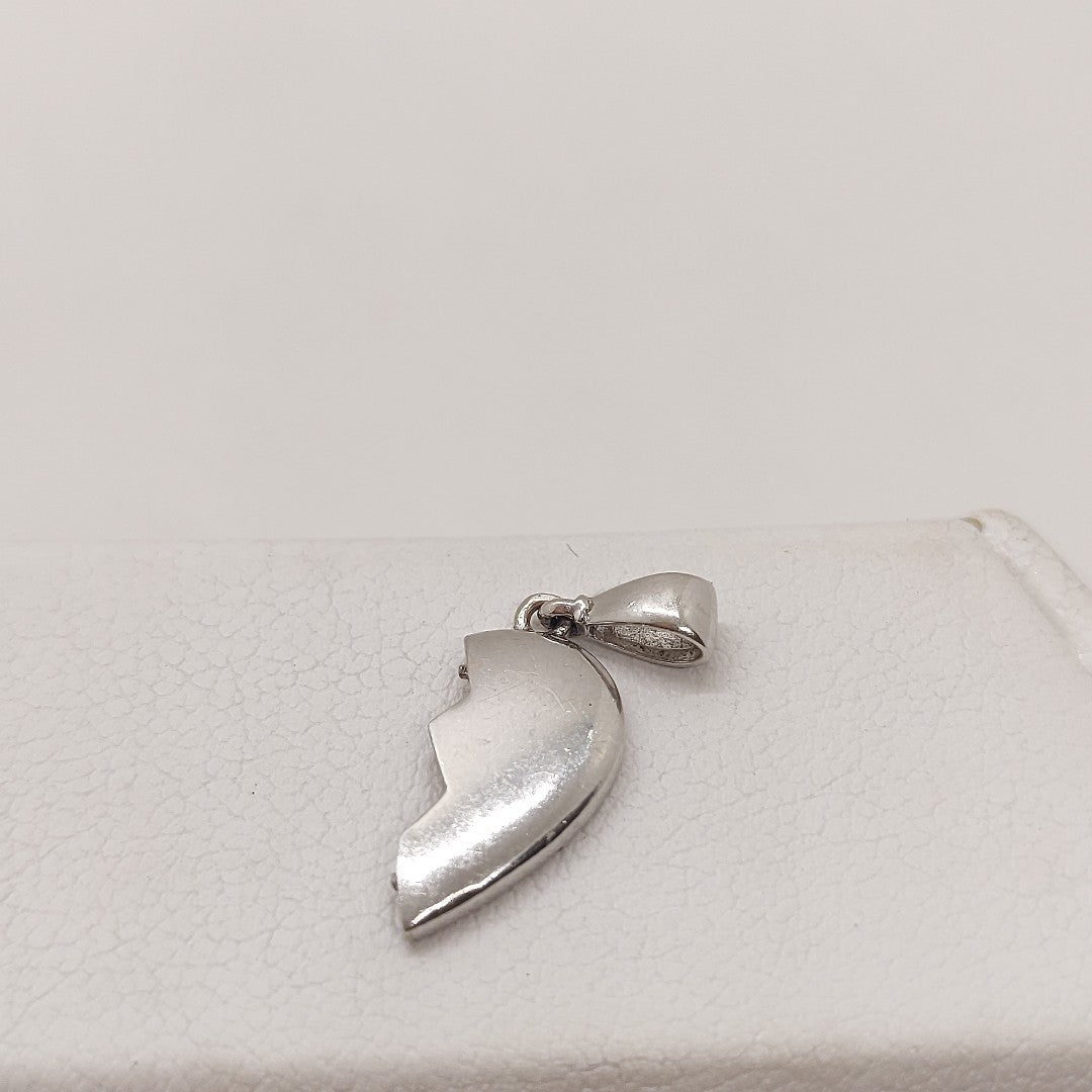DIJE ORO BLANCO 10 K 0,80 GRMS (SEMINUEVO)