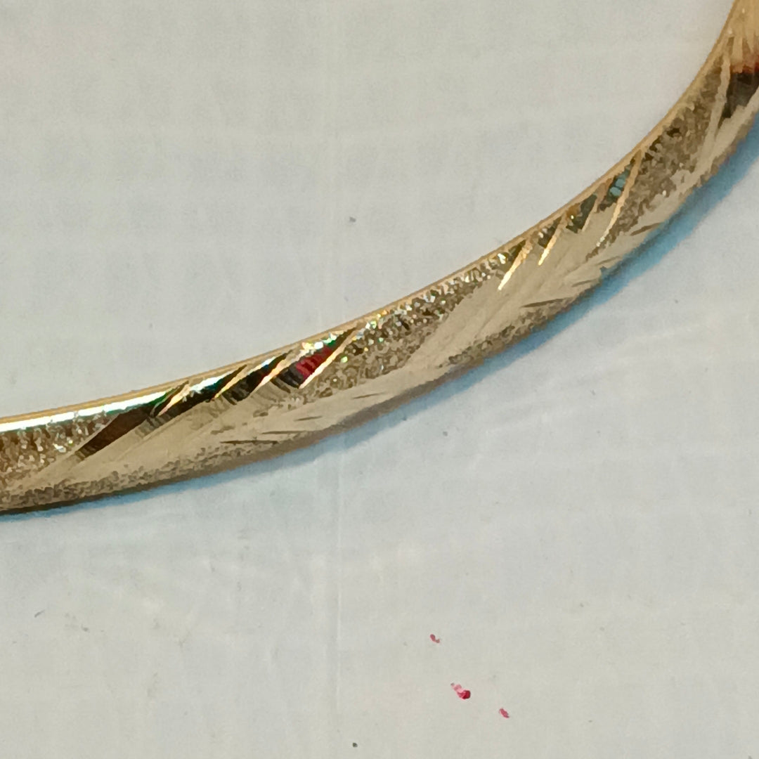 PULSERA RIGIDA ORO 14 K 4 GRMS (SEMINUEVO)