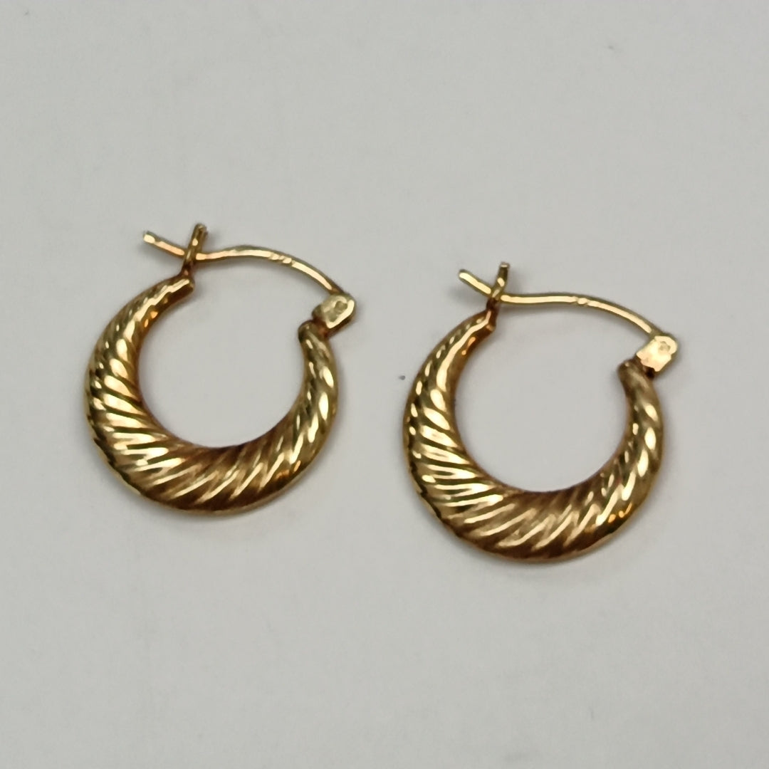 ARRACADAS PAR ORO 10 K 1,20 GRMS (SEMINUEVO)