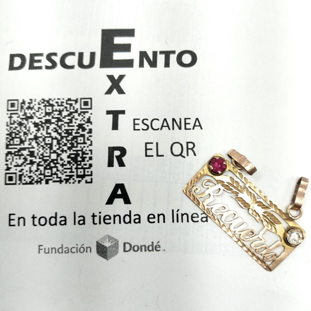 DIJE ORO 10 K 2.3 GRMS (SEMINUEVO)