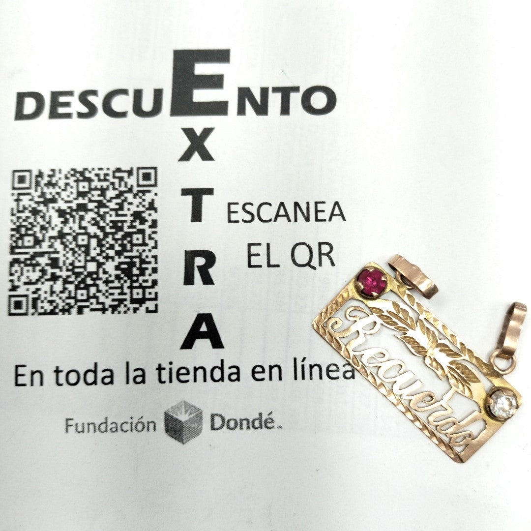 DIJE ORO 10 K 2.3 GRMS (SEMINUEVO)