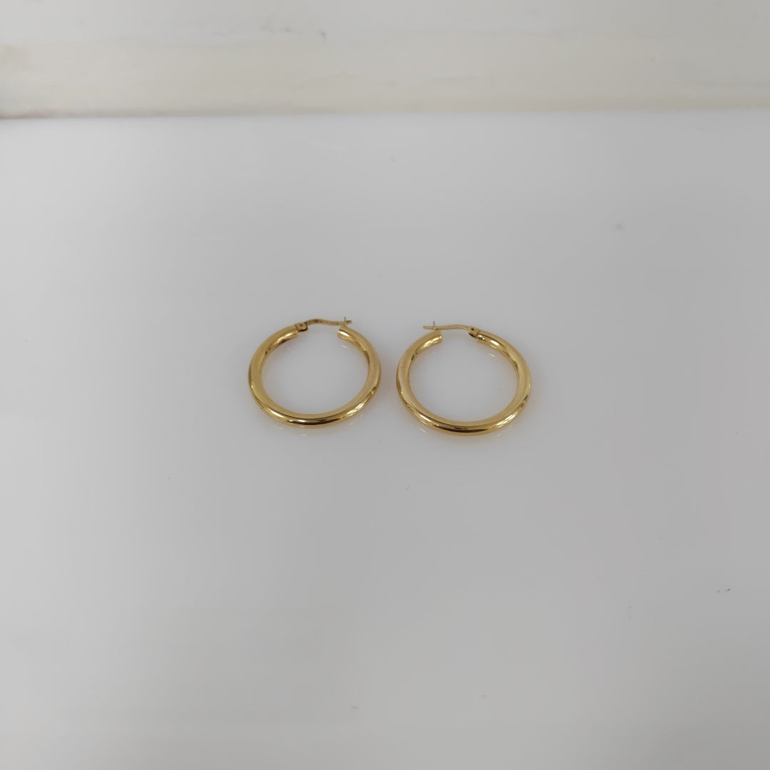 ARRACADAS PAR ORO 14 K 3.9 GRMS (SEMINUEVO)