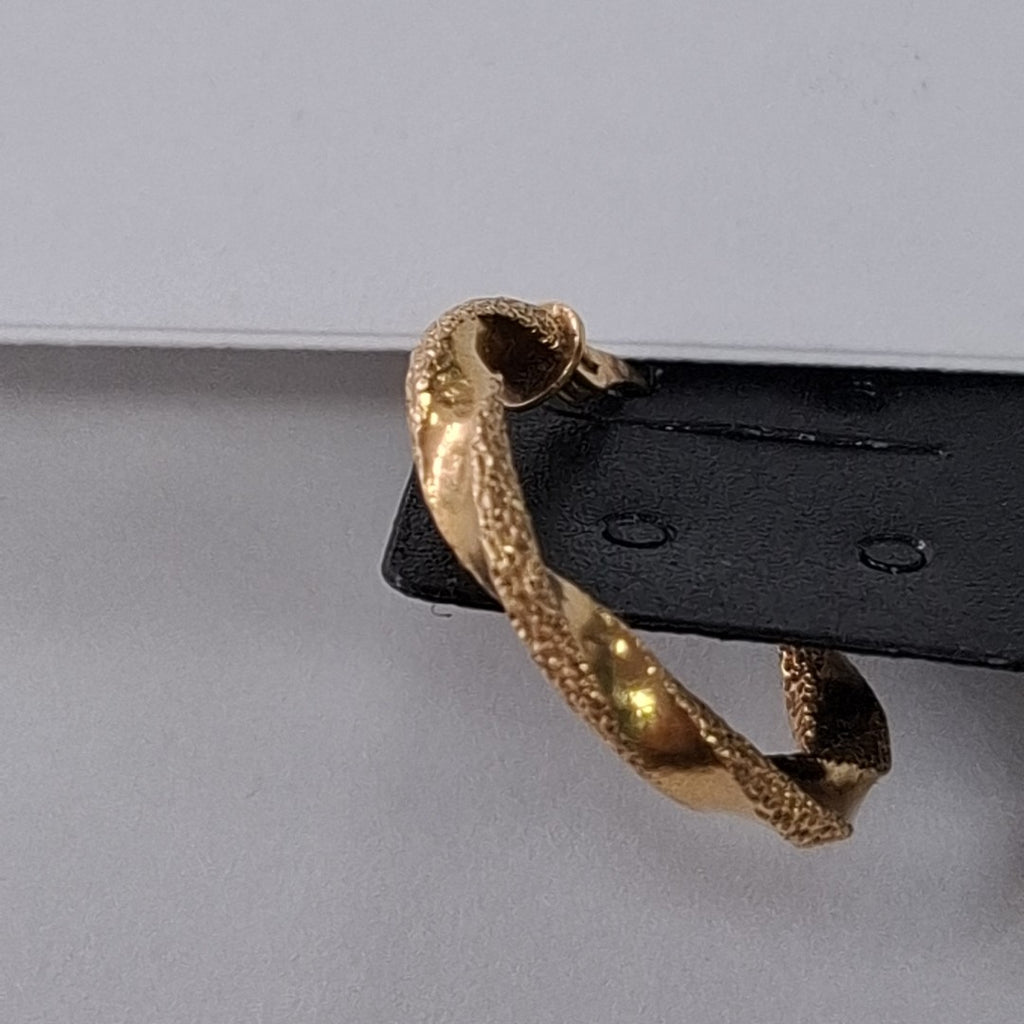 ARRACADAS PAR ORO 14 K 1.6 GRMS (SEMINUEVO)