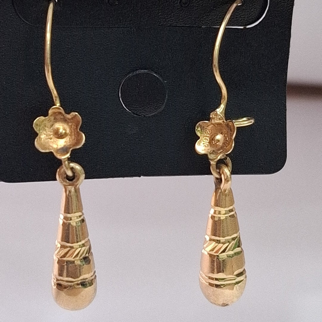 ARETES PAR ORO 14 K 2,60 GRMS (SEMINUEVO)