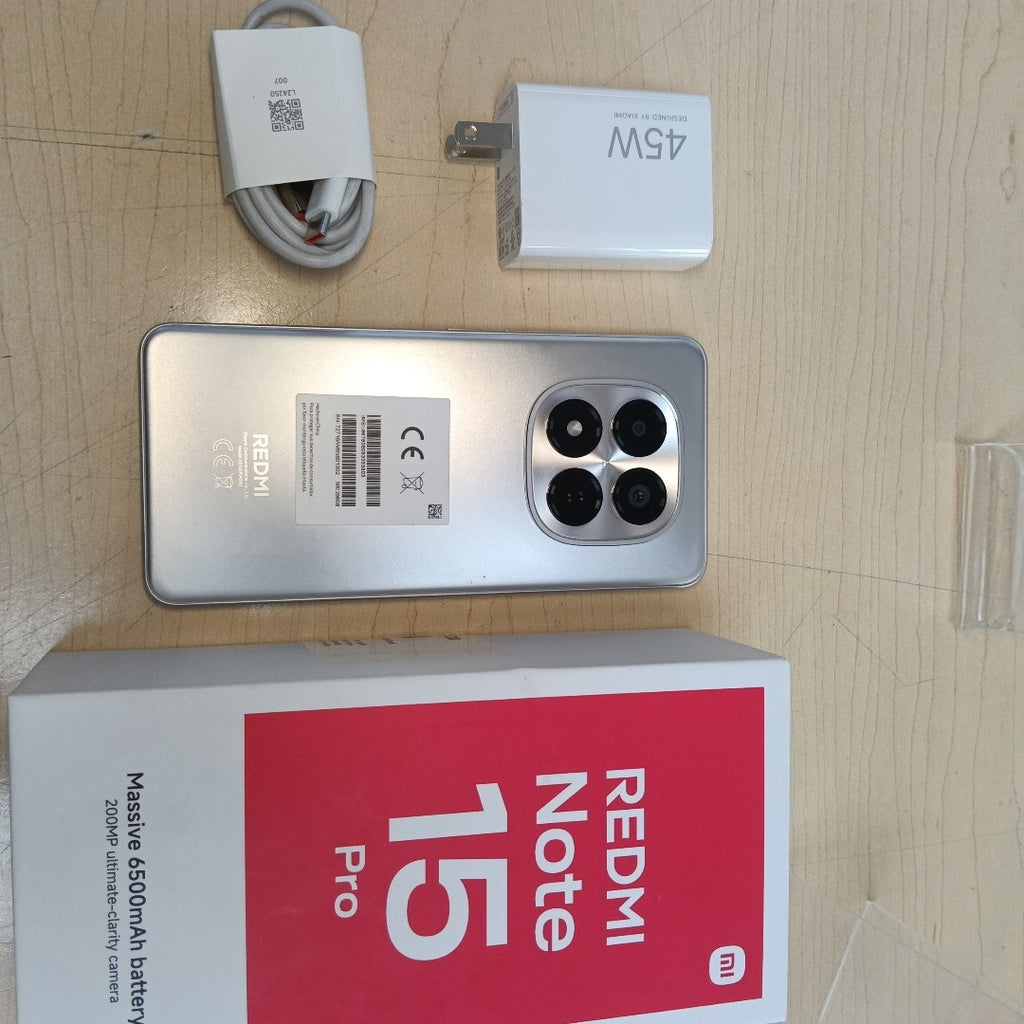 CELULAR XIAOMI REDMI NOTE 15 PRO 25100RA69G (2025) 256 GB 8 GB RAM (SEMINUEVO)