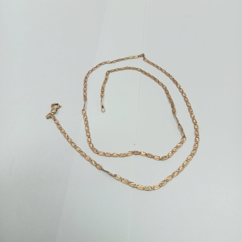 CADENA ORO COMBINADO 14 K 4.1 GRMS (SEMINUEVO)
