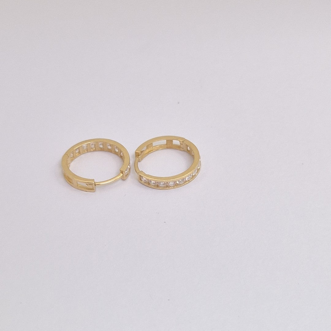 ARRACADAS PAR ORO 10 K 1.5 GRMS (SEMINUEVO)