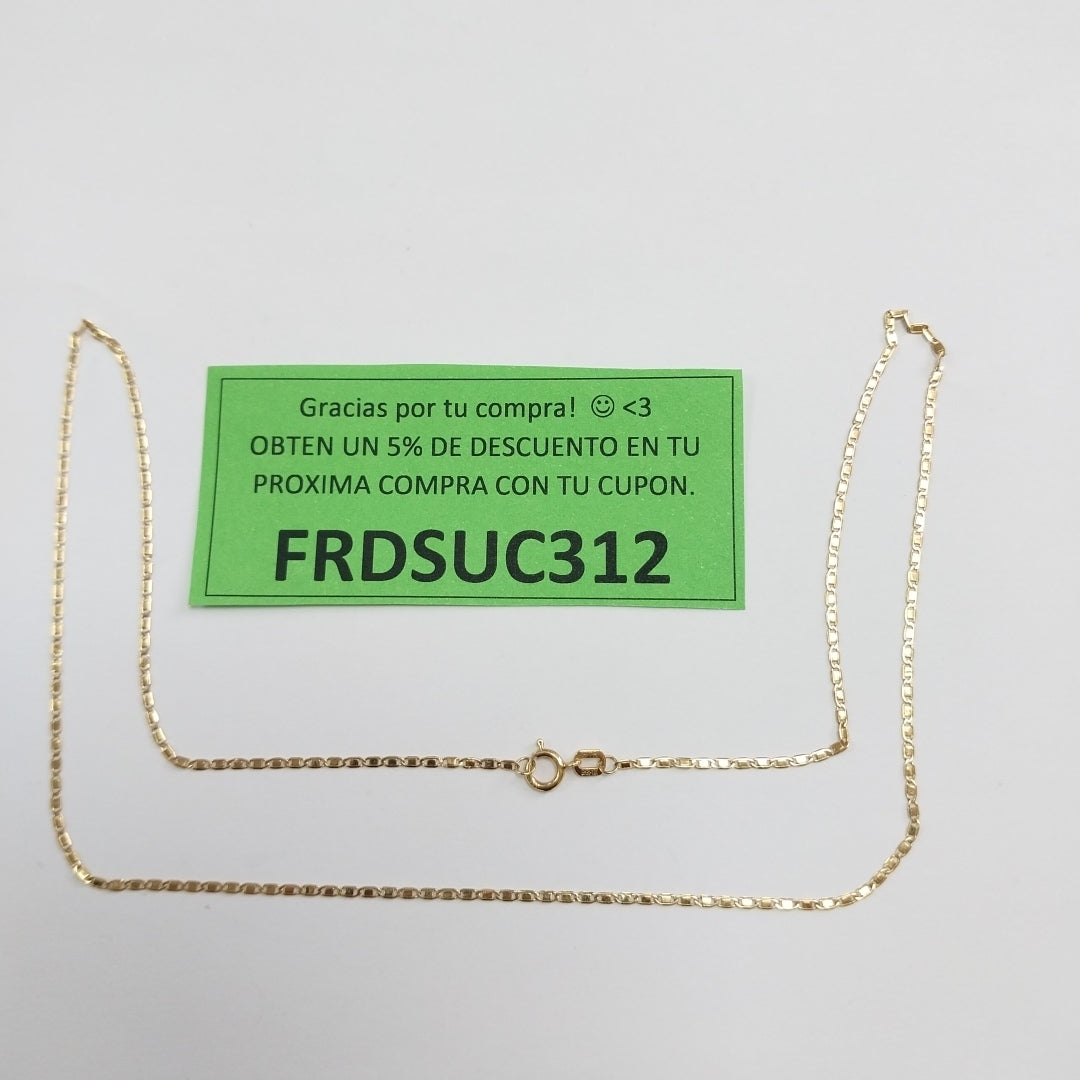 CADENA ORO 10 K 0.6 GRMS (SEMINUEVO)
