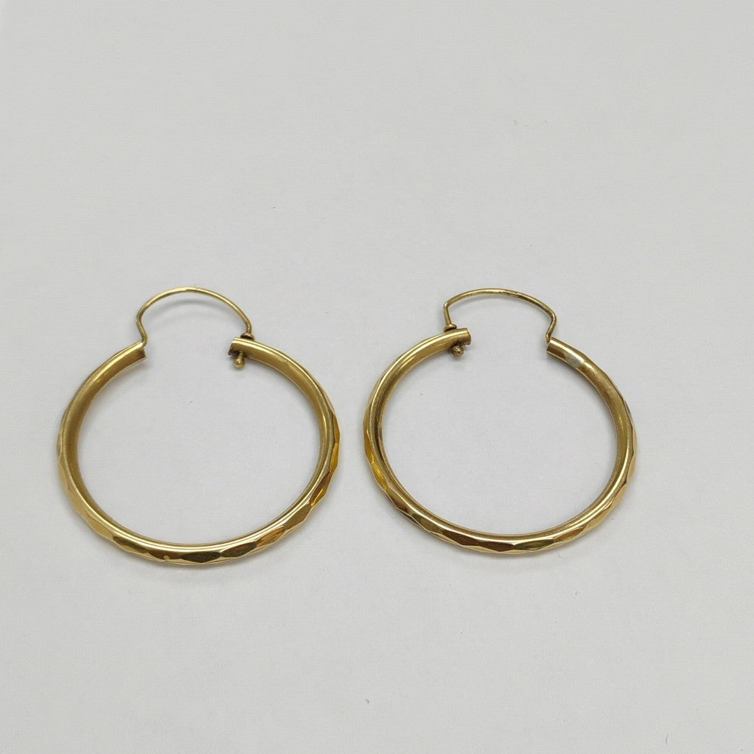 ARRACADAS PAR ORO 14 K 2.8 GRMS (SEMINUEVO)