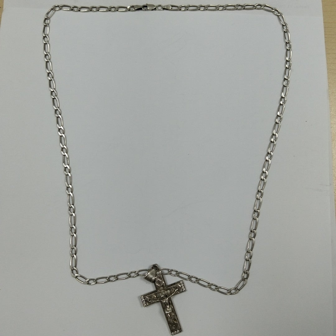 CADENA, DIJE, PULSERA PLATA 55.5 GRMS (SEMINUEVO)