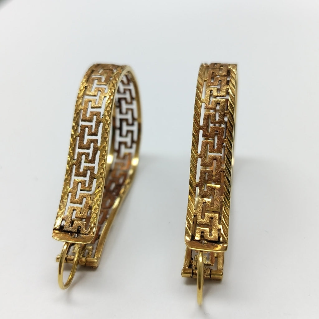 ARRACADAS PAR ORO 18 K 15.1 GRMS (SEMINUEVO)