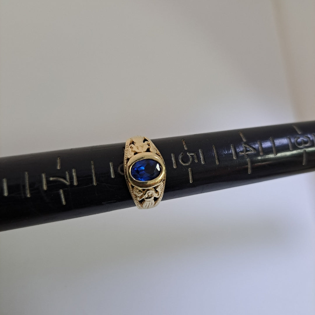 ANILLO ORO 10 K 2.5 GRMS (SEMINUEVO)