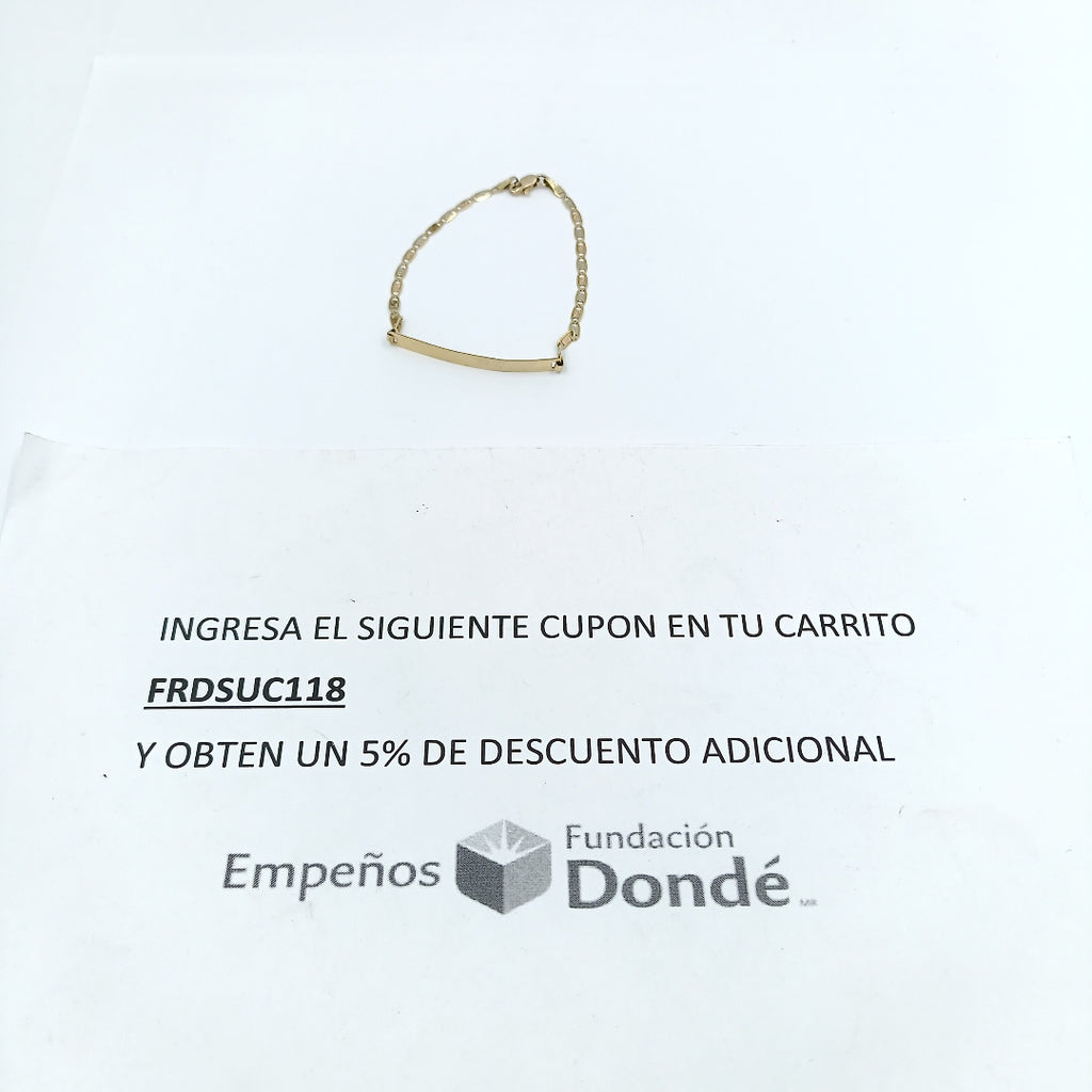 ESCLAVA ORO 10 K 2.1 GRMS (SEMINUEVO)