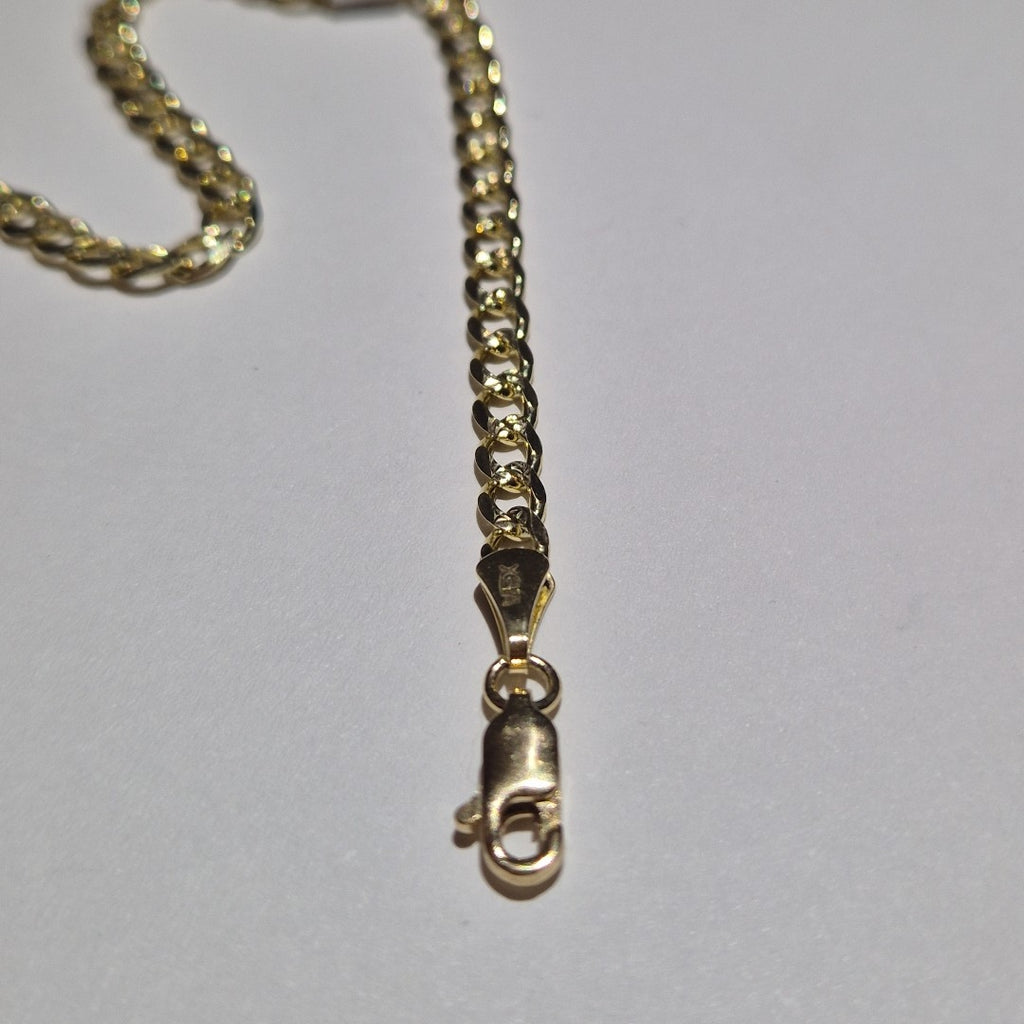 PULSERAS BARBADA ORO 14K 21 CM 5.3 GR (NUEVO)