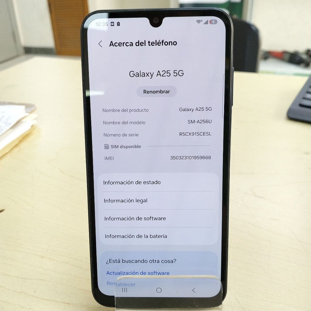 CELULAR SAMSUNG GALAXY A25 5G SM-A256U (2023) 128 GB 6 GB RAM (SEMINUEVO)