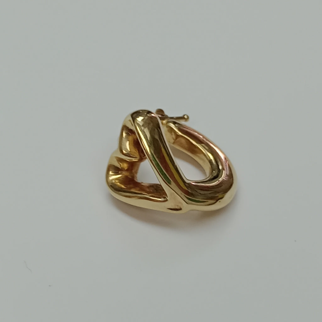 ARRACADAS PAR ORO 14 K 2.3 GRMS (SEMINUEVO)