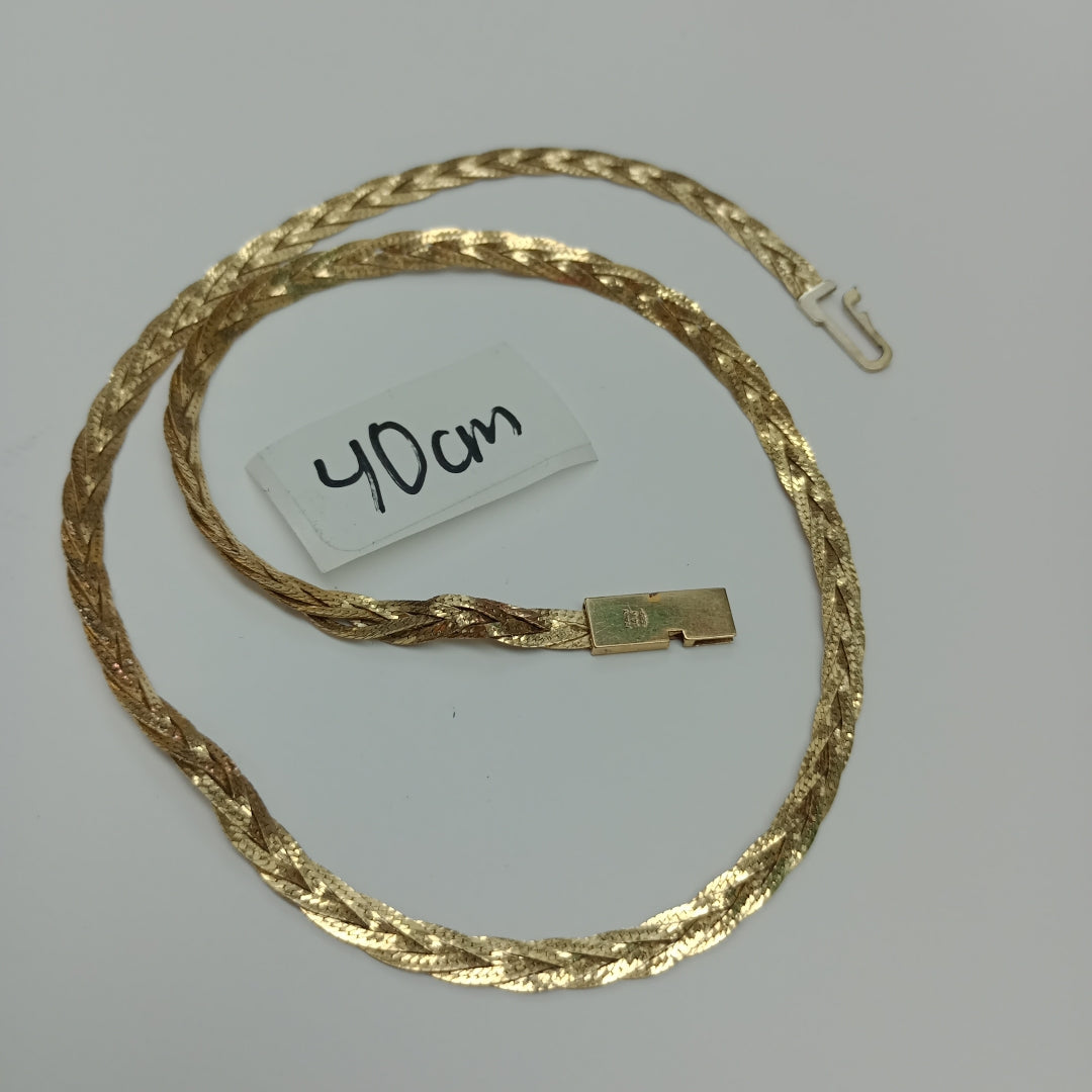 GARGANTILLA ORO 14 K 10.2 GRMS (SEMINUEVO)