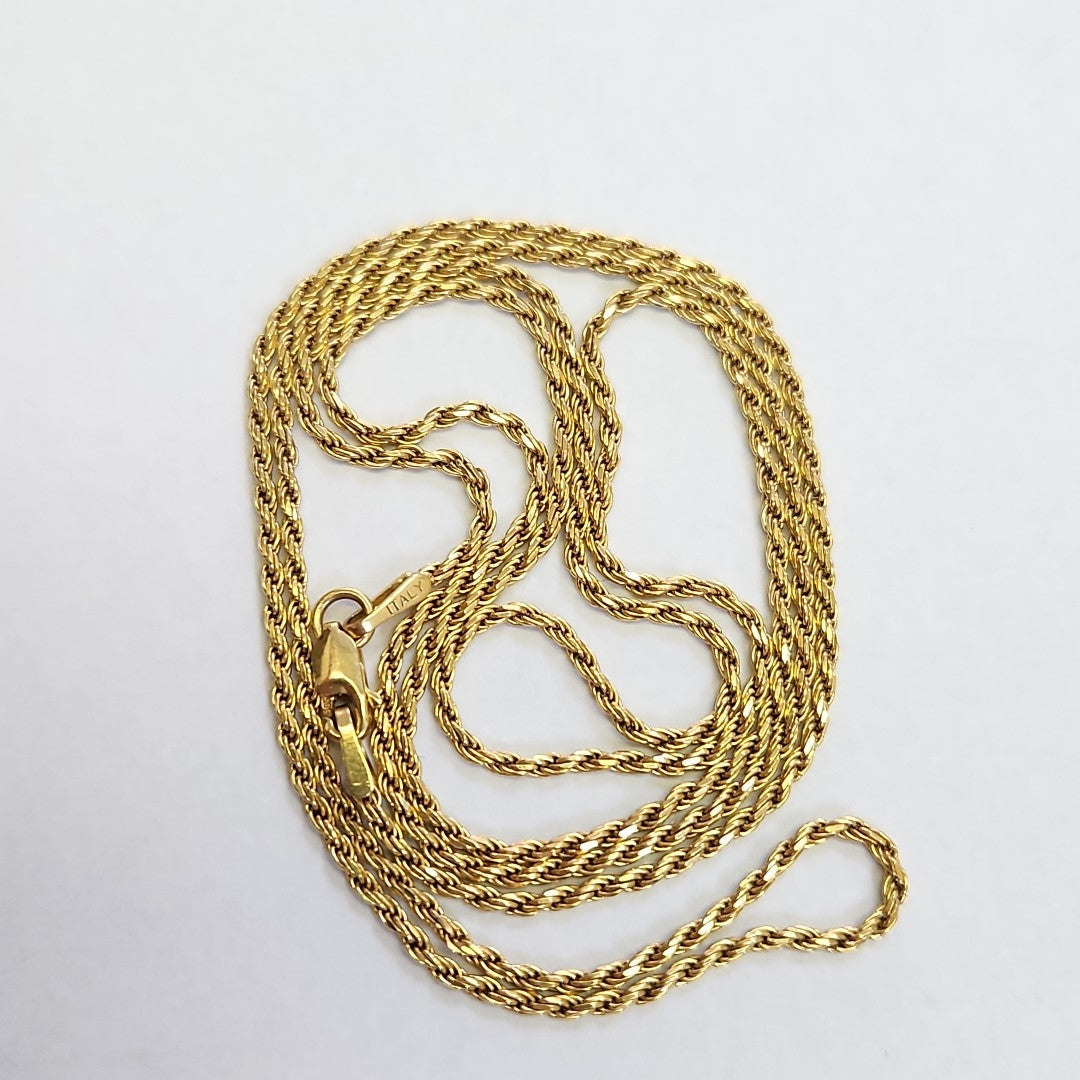 CADENA ORO 14 K 4,90 GRMS (SEMINUEVO)
