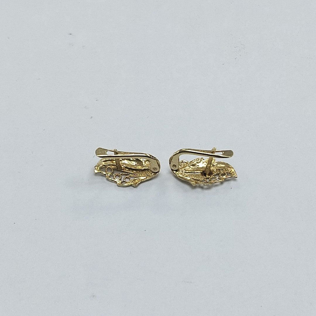 ARETES PAR ORO 14 K 2.2 GRMS (SEMINUEVO)