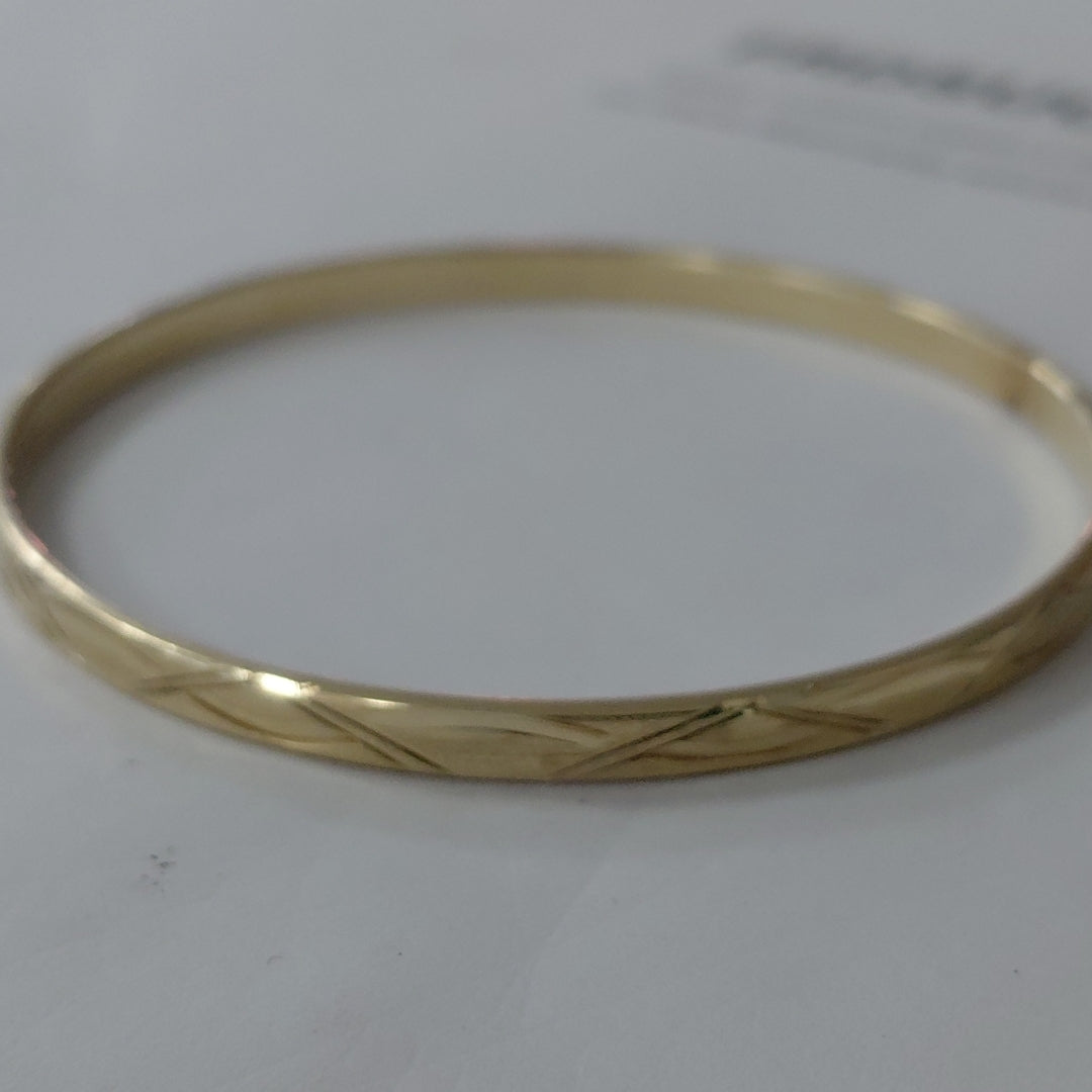 PULSERA RIGIDA ORO 10 K 5 GRMS (SEMINUEVO)