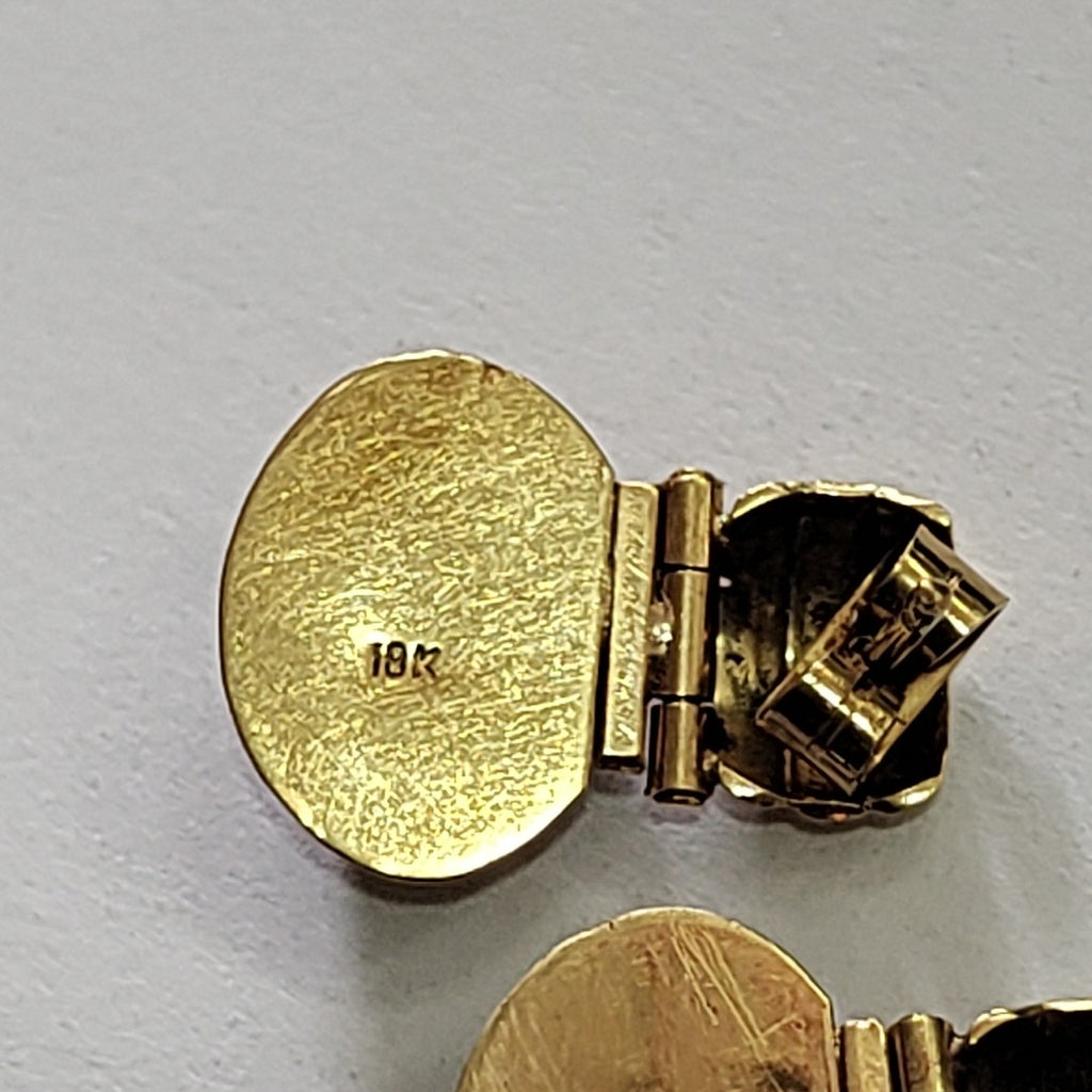 ARETES PAR ORO 18 K 4.8 GRMS (SEMINUEVO)