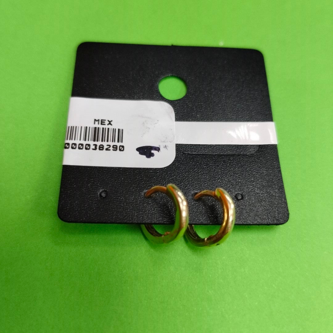 ARETES HUGGIE 14K 1.3 GR (NUEVO)