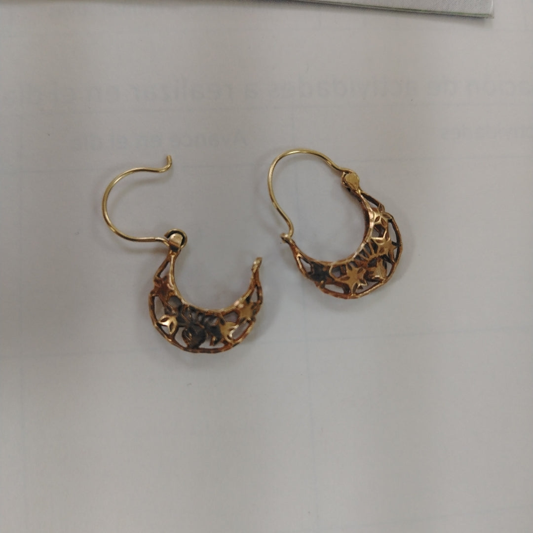 ARRACADAS PAR ORO 8 K 2,60 GRMS (SEMINUEVO)