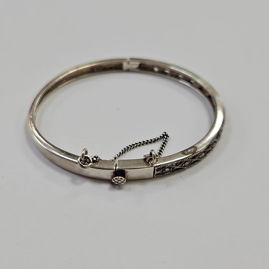 BRAZALETE, PULSERA RIGIDA PLATA 18.7 GRMS (SEMINUEVO)