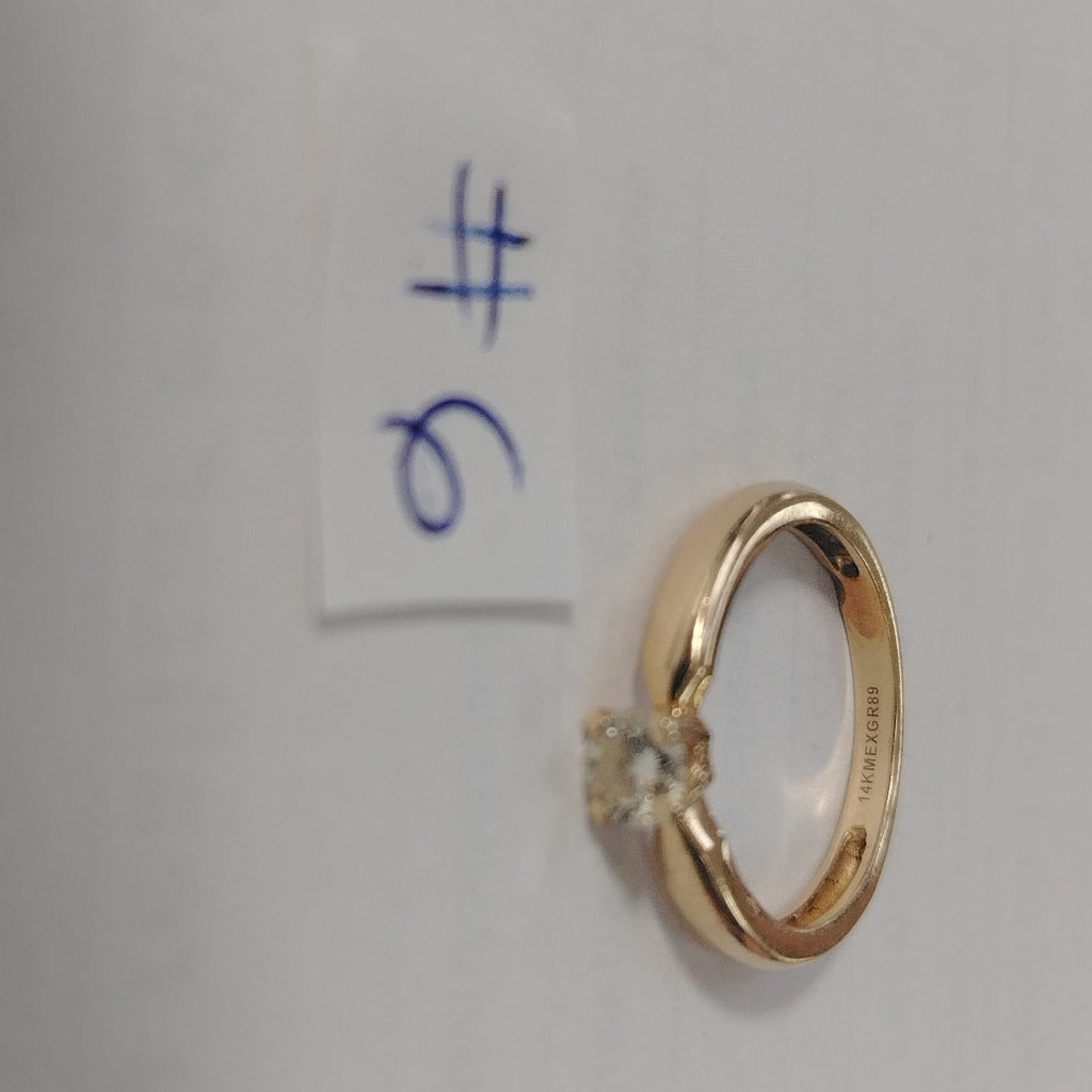 SOLITARIO ORO 14 K 2,10 GRMS (SEMINUEVO)