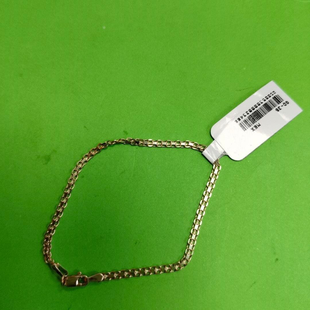 PULSERA TEJIDO CHINO 14K 18 CM 2.4 GR (NUEVO)