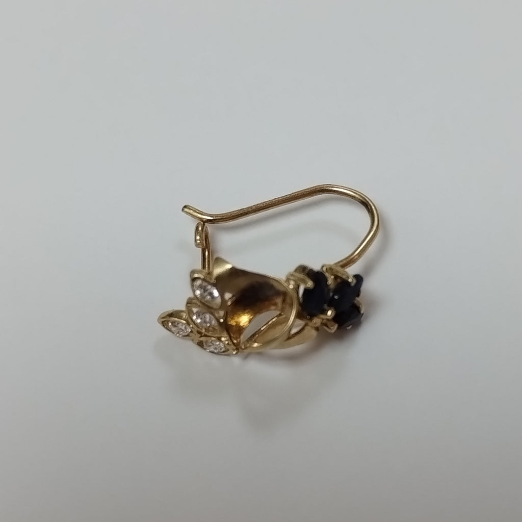 ARETES PAR ORO 14 K 2.1 GRMS (SEMINUEVO)