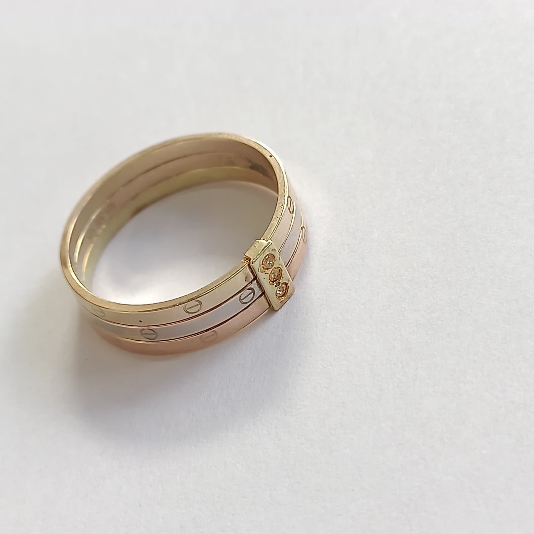 ANILLO ORO 10 K 4.1 GRMS (SEMINUEVO)