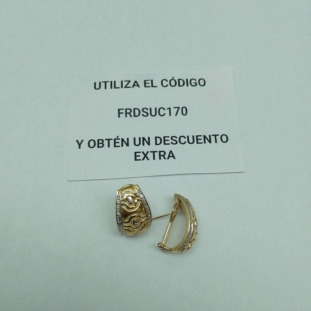 ARETES PAR ORO 14 K 8.6 GRMS (SEMINUEVO)