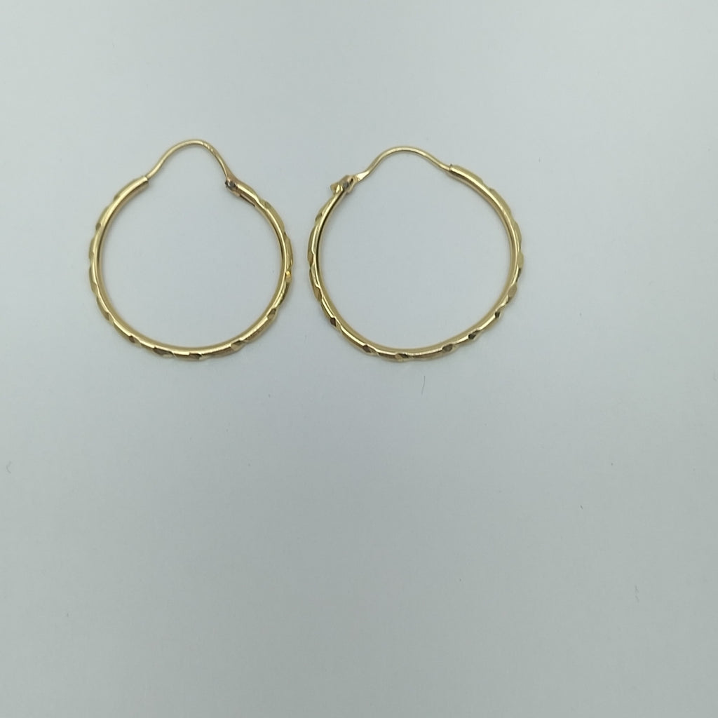 ARRACADAS PAR ORO 14 K 1.5 GRMS (SEMINUEVO)