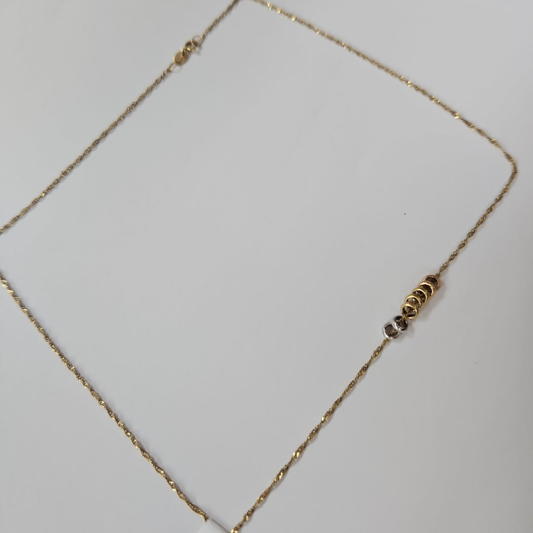CADENA ORO 14 K 1.1 GRMS (SEMINUEVO)