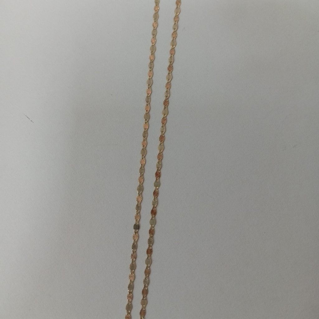 CADENA,MEDALLA RELIGIOSA ORO 10 K 1,60 GRMS (SEMINUEVO)