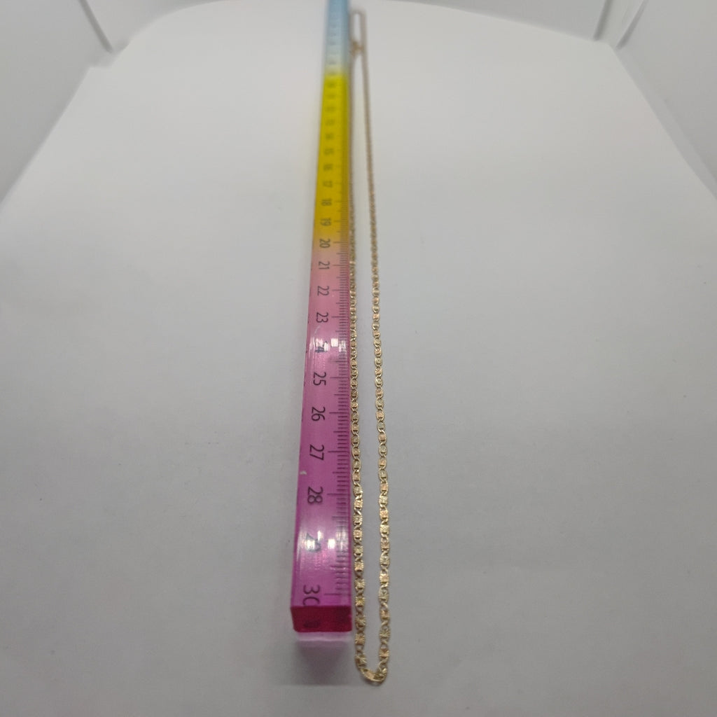 CADENA ORO COMBINADO 10 K 2,00 GRMS (SEMINUEVO)