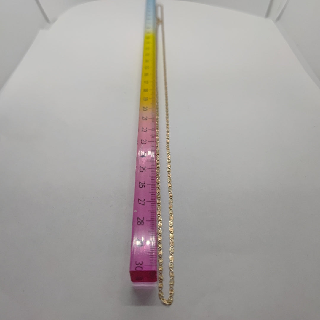 CADENA ORO COMBINADO 10 K 2,00 GRMS (SEMINUEVO)