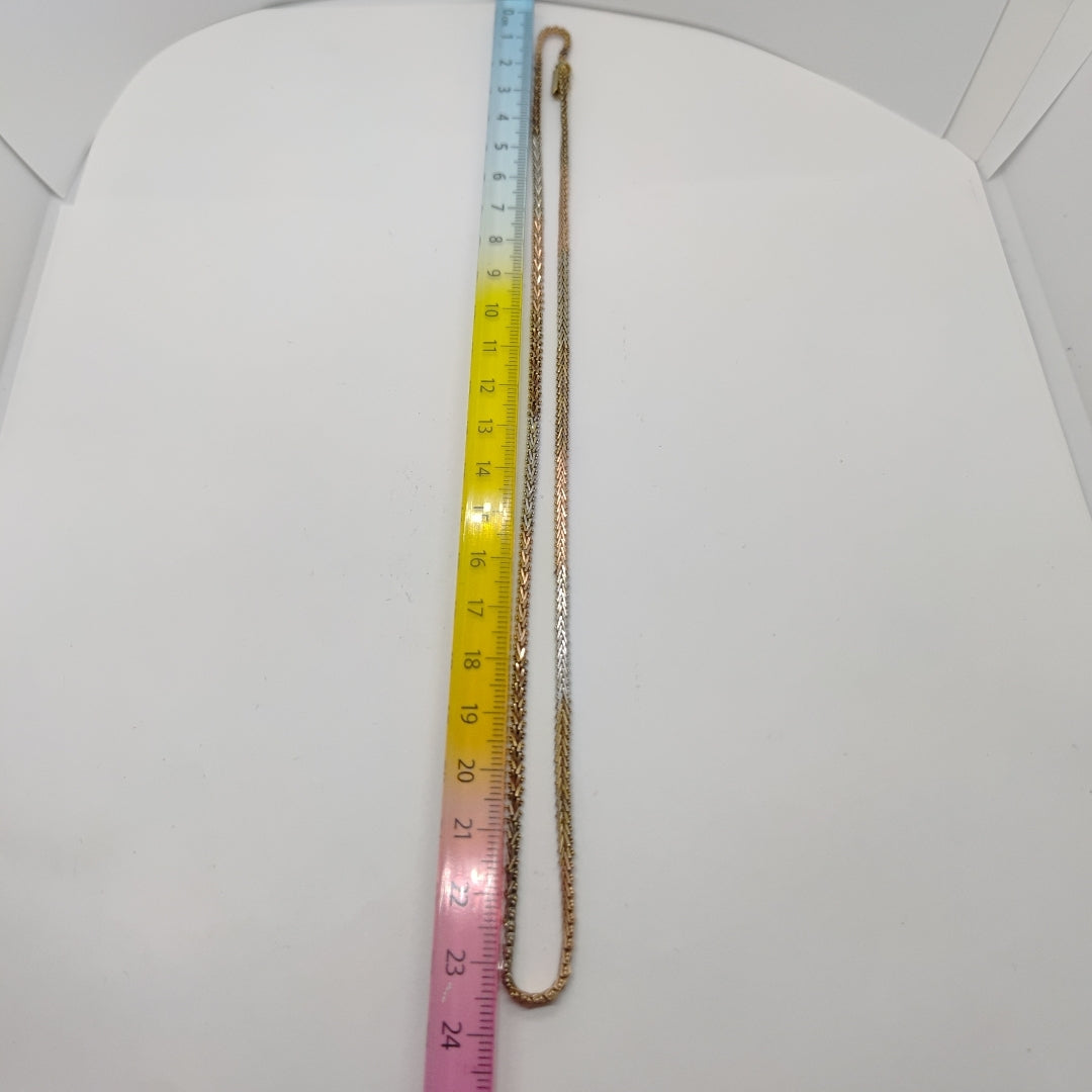 GARGANTILLA ORO,ORO COMBINADO 14 K 13,50 GRMS (SEMINUEVO)