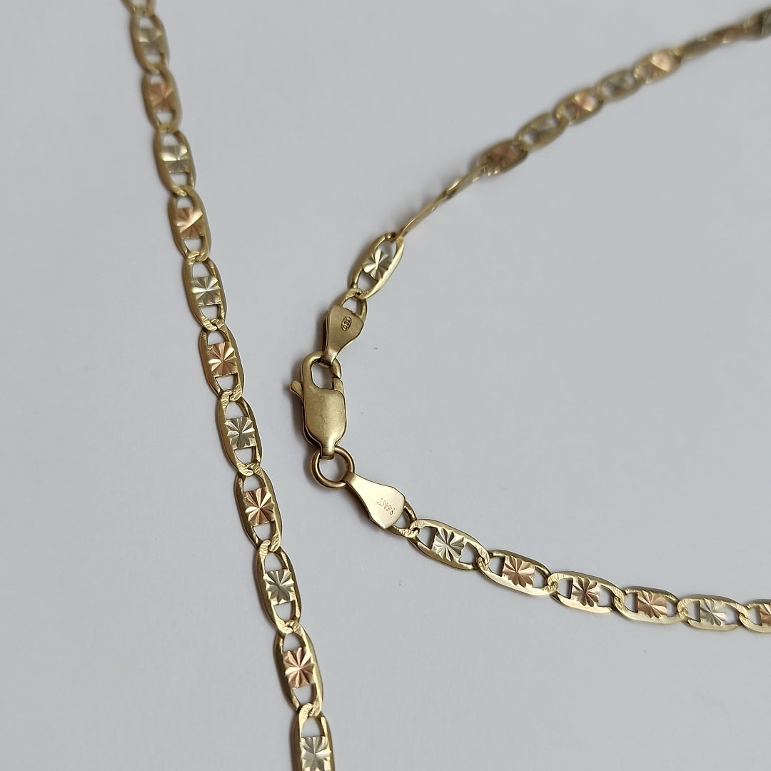 CADENA ORO COMBINADO 14 K 10,20 GRMS (SEMINUEVO)