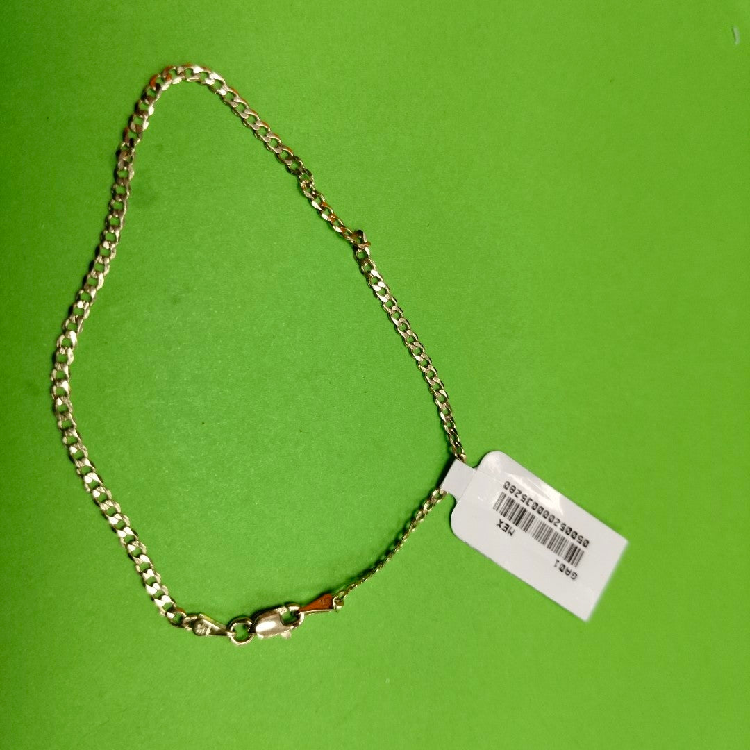 PULSERA BARBADA 14K 21 CM 2.3 GR (NUEVO)