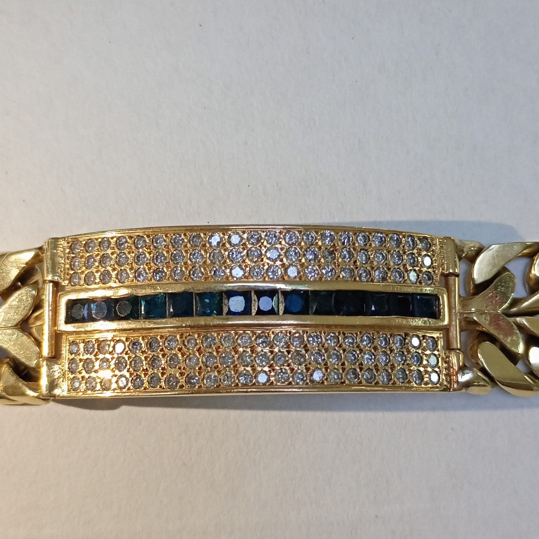 ESCLAVA,PULSERA ORO 14 K 82,60 GRMS (SEMINUEVO)