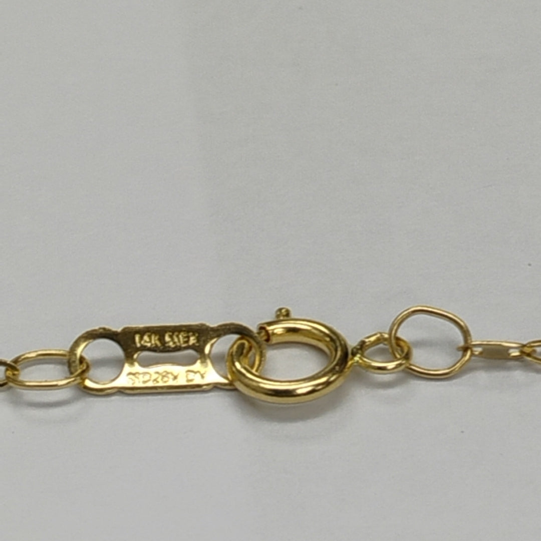 CADENA ORO COMBINADO 14 K 1,70 GRMS (SEMINUEVO)