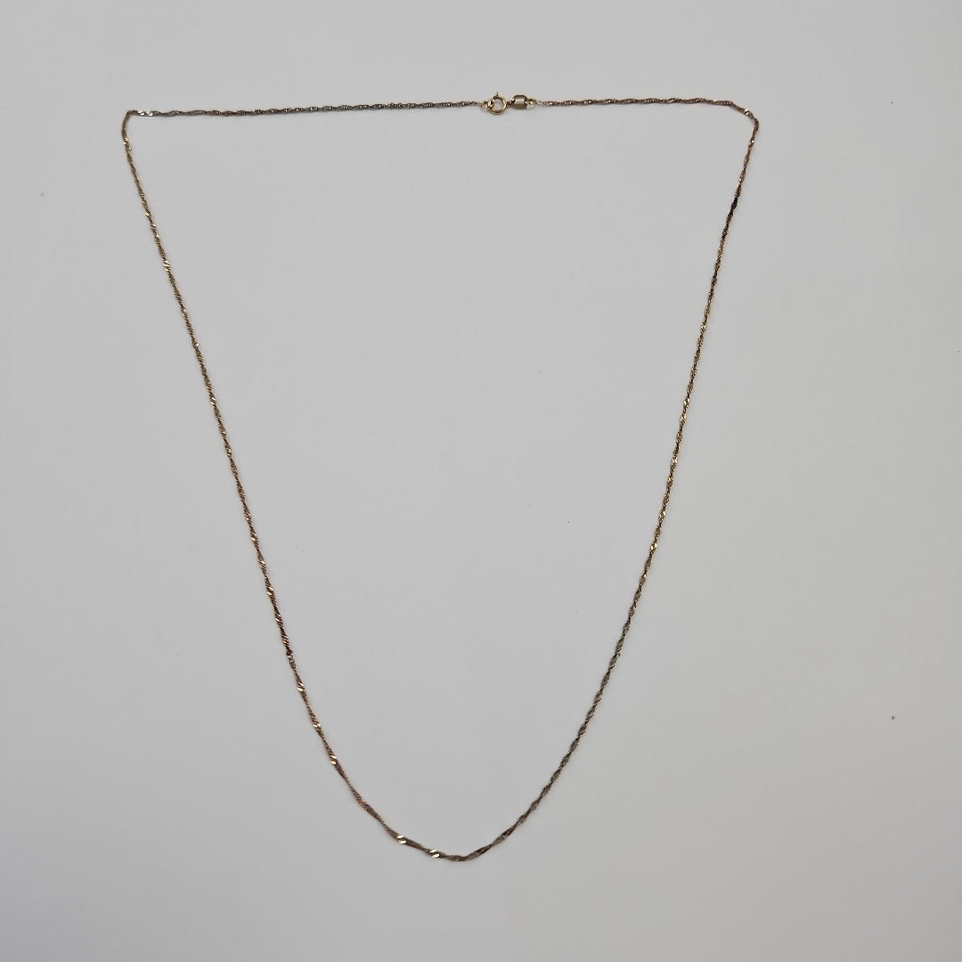 CADENA ORO,ORO COMBINADO 10 K 1,20 GRMS (SEMINUEVO)