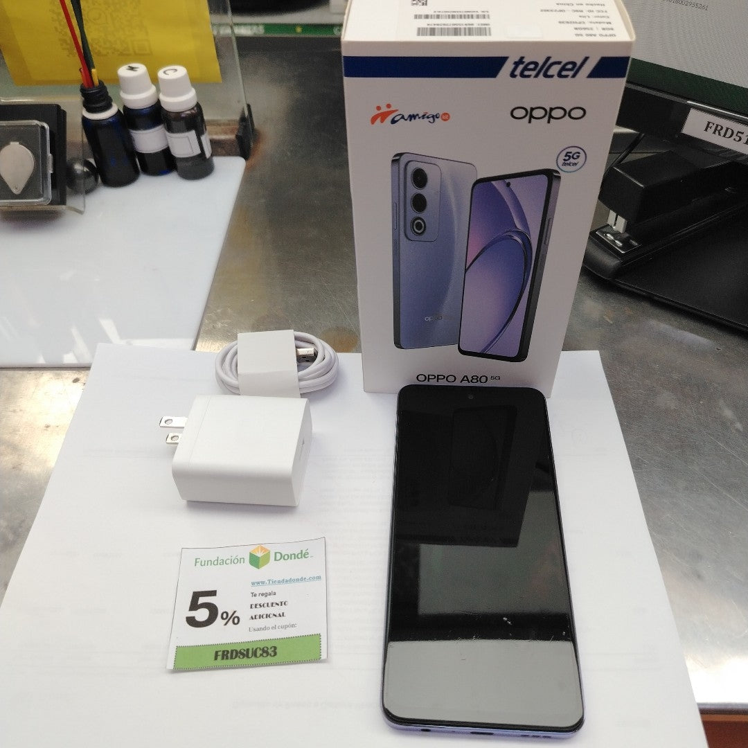 CELULAR OPPO A80 5G CPH2639 (2024) 256 GB 8 GB RAM (SEMINUEVO)