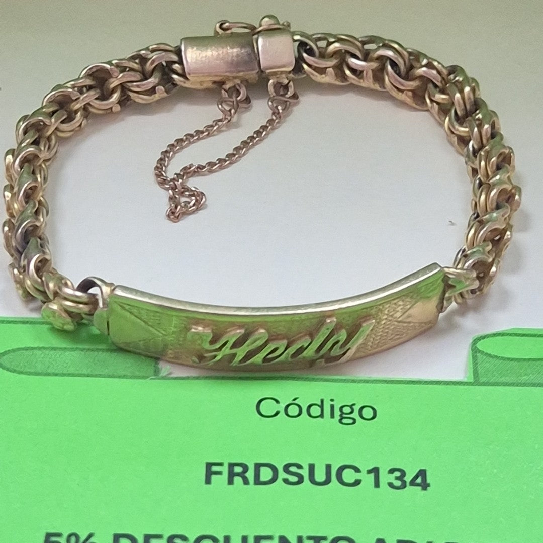 ESCLAVA ORO 10 K 22 GRMS (SEMINUEVO)